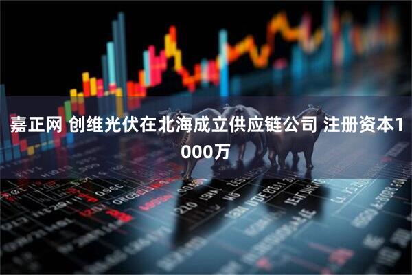 嘉正网 创维光伏在北海成立供应链公司 注册资本1000万