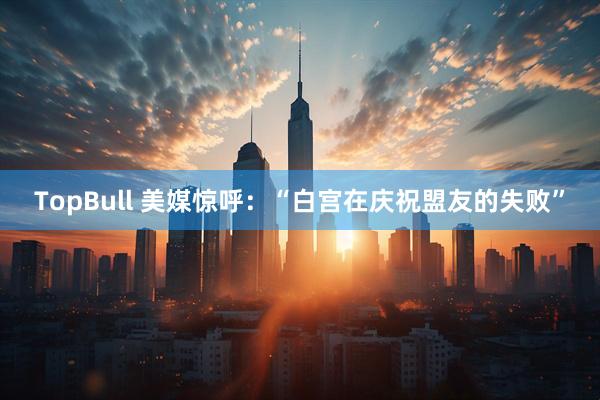 TopBull 美媒惊呼：“白宫在庆祝盟友的失败”